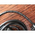 PC cable , black, 1m long,vintage 9 pin VGA to ?