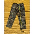 German Military Camo Field Pants size GR.9  for hunting and outdoor activities.