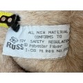 So soft Teddy, Bear Russ ,stuffed animal, vintage, oakland,uk,kids toy