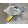 Steiff dolphin 1472/07, Germany, collectors item, vintage, kids toy, made in western Germany