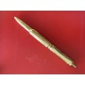 Brass Ballpoint Pen, shape like an ammo bullet, vintage collectors item