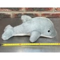Dolphin grey MF, France, stuffed animal, vintage, collectors item, kids toy