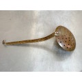 Antique copper spoon for removing foam, vintage, collectors item