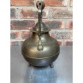 Brass Tea Kettle 29cm high, heavy solid, collectors item, vinatge, weight: 1.568 KG