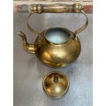Brass Tea Can Kettle , vintage, collectors item