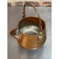 Copper can pot cauldron, vintage, collectors item,hight approx. 21cm, weight : 384gr