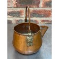 Copper can pot cauldron, vintage, collectors item,hight approx. 21cm, weight : 384gr