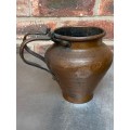 Copper hammered jug vase vintage from Germany, collecorts item