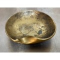 Mid-Century Brass Bronce Ashtray ,Green Patina, vintage , antique, collectors item