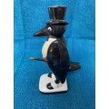 Old crow figure ,plastic, vintage , approx from the 70s , secondhand, collectors item, bar,
