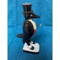 Old crow figure ,plastic, vintage , approx from the 70s , secondhand, collectors item, bar,