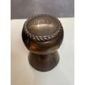 Antique  vintage silver plated champagne cork stopper 2000 ,collectors item from Germany,millenium