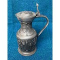 Pewter Wine Jug ,Mug, SKS Design Germany from the 70s Lot9, collectors item,approx. hight 23cm,859gr