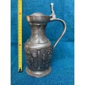 Pewter Wine Jug ,Mug, SKS Design Germany from the 70s Lot9, collectors item,approx. hight 23cm,859gr