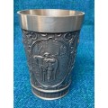 Pewter tankard mug Zinngerat Ral Lot 7 ,11cm ,made in Germany, collectors item