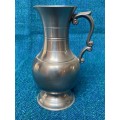 Pewter BMF Reinzinn vase jug Lot 3, made in Germany, collectors item, approx from the 70s/80s