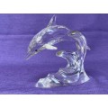 Swarovski Crystal DOLPHIN on a Wave, Swarovski code numbers: 190 365 / 7644 000 001 from the 90s