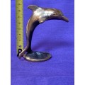 Vintage Solid Brass Bronze  Dolphin LOT 3 ,from the 80s, collection item