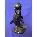 Vintage brass dolphin from the 90s , Al Jaber, Dubai, collectors item