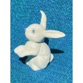 Procelain rabbit, white, collection item,