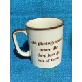 Old photographer mug, collectors item