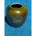 Vintage Porcelain mini vase green Lucia ware ,collectors item