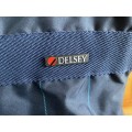 Delsey garment bag blue, light, vintage