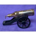 Company: Mordern,  Brass Cannon Lighter ,vintage ,from the 70s, collectors item