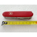 Victorinox Officier Suisse (red) vintage, pocket knife,Switzerland, stainless, rostfrei,