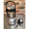 OSRAM RECHARGABLE CAMPING LIGHT 12V silver (top quality) in working condition. With 12V Charger