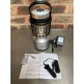 OSRAM RECHARGABLE CAMPING LIGHT 12V silver (top quality) in working condition. With 12V Charger