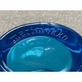 Marimokko Design Glass item blue. Glass Vase, Kivi Glass, collectors item
