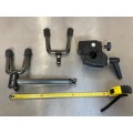 Hunting rifle clamp fork kit ,all metal , manfrotto 035 clamp,