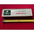Vintage Faber Castell metal tin , box, aluminium box, from Germany, LOT 1 , COLLECTORS ITEM