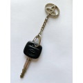 TOYOTA KEY RING with Toyota RAV 4 key ,VINTAGE from Germany, collectors item