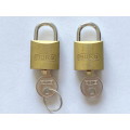 vintage Small Burg Lock with key 2x, from Germany, collectors item