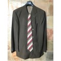 Roy Robson Men`s suit brown jacket and trousers combo + tie trouser size 52,jacket size approx 52, m