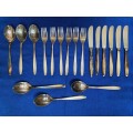 WMF patent 90, Silver Plated , table spoons,knives and forks, from Germany , collectors item