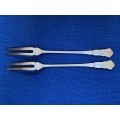 Vintage Fork Lot 2 ,Set of 2 Forks: D. Gadebusch 800 silver from Germany ,collectors item