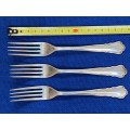 Vintage Fork Lot 1 ,Set of 3 Forks: D. Gadebusch 800 silver from Germany ,collectors item