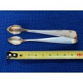 Sugar tongs silver vintage, Lot 2, silver plated, no stamp,collectors item, from Germany