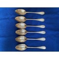 Vintage Spoon Lot 15, 6x 800 silver, Schultze ,Germany, collectors item