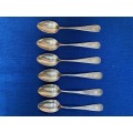 Vintage Tea / Coffee Spoon, Lot 13, 6x spoon 800 W silver ,Germany, collectors item