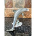 Hummel Goebel Dolphin porcelaine 36811-21, from the 80s, Made in W.Germany, rare, collectors item