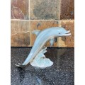 Hummel Goebel Dolphin porcelaine 36811-21, from the 80s, Made in W.Germany, rare, collectors item