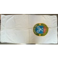 Vintage CONTAX YASHICA Bath Towel, white , from 1991 , made in Germany, collectors item,
