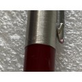 Parker Ball Pen , bordeaux, made in U.K. , date code: IIIE, 1998 Q1, collectors item