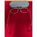 FMG Titanium D22 Glasses , collectors item, approx. from the 90s, with corrected lenses