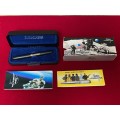 Fisher Space Pen ,Kyocera, black , ink blue, like new, unused, rare,  collectors item