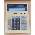 Kyocera Solar Calculator 121DS , vintage, made in Japan, collectors item